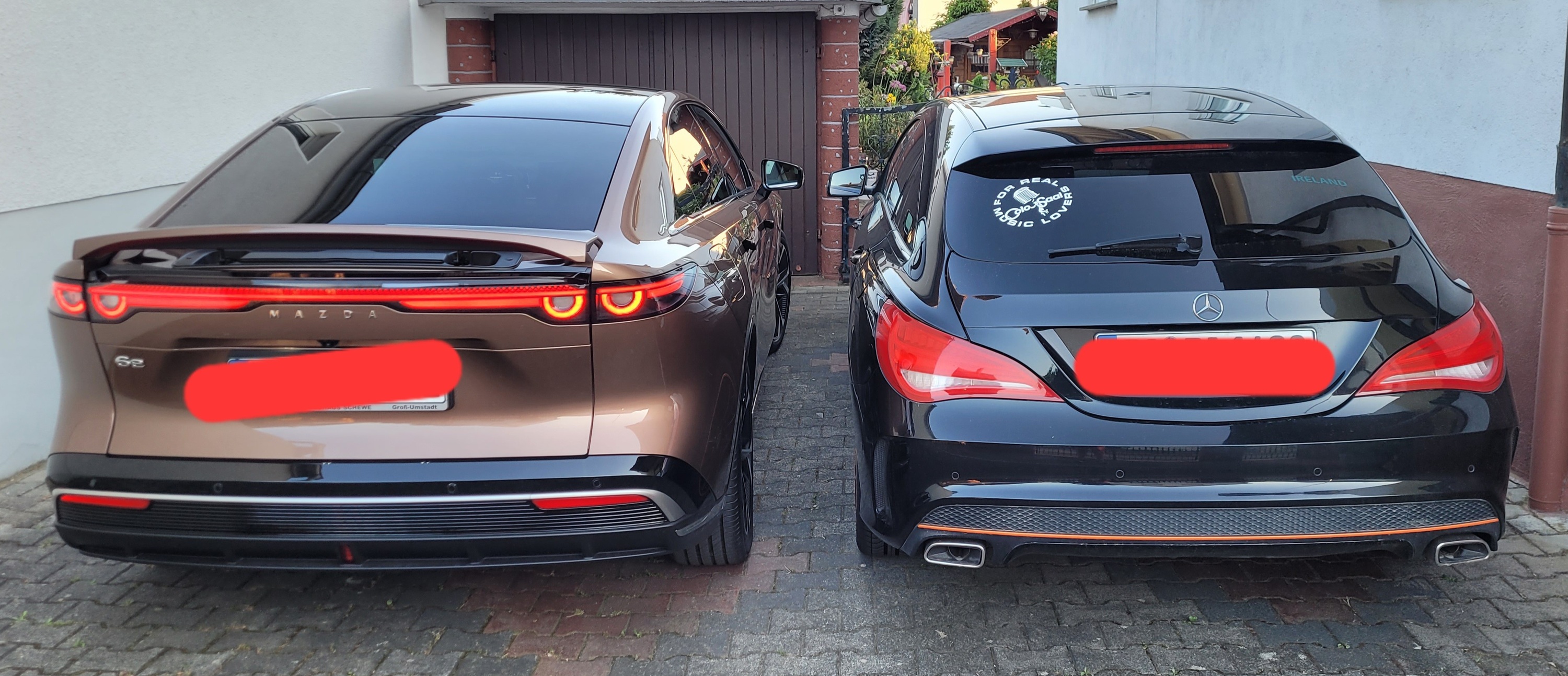 Größenvergleich 6E / CLA Shooting Brake
