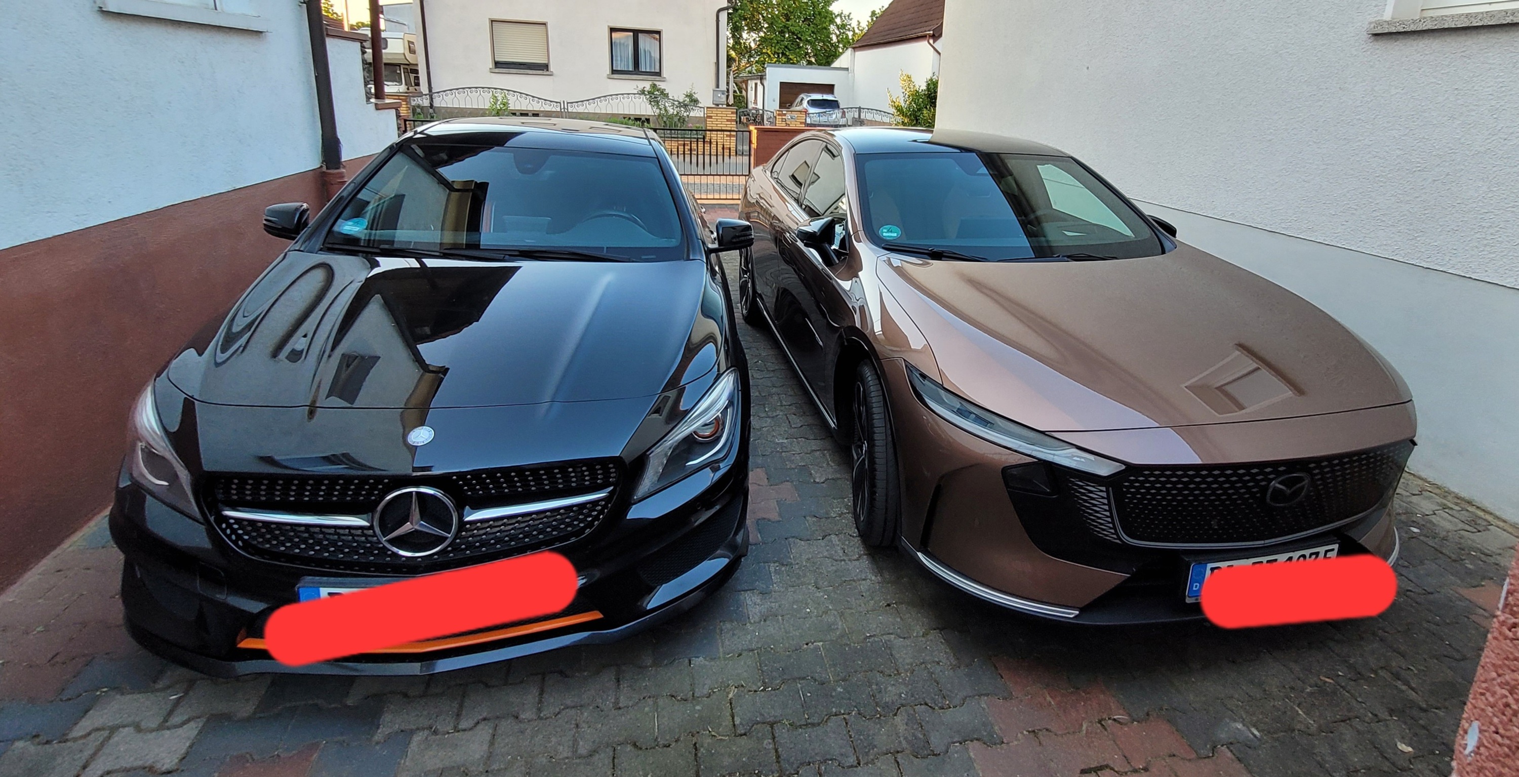 Größenvergleich 6E / CLA Shooting Brake