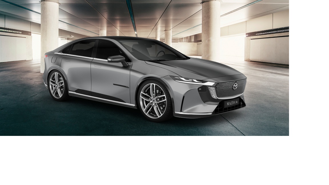 Mazda 6e mit Brock RC29 Himalaya Grey Vollpoliert in 20" und einer 45mm Tieferlegung !!!