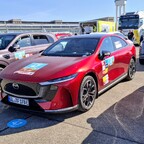 Parc Ferme auf dem Tempelhofer Feld bei der Formel e